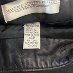 Valerie Stevens  Leather Skirt 14P New Zealand Lambskin Black Photo 2