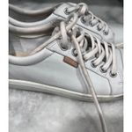 Ecco Soft 7 White Leather Sneakers Women’s 7 7.5 EU 38 Extra Width Comfort Shoes Photo 1