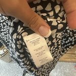 Equipment  Black and White Heart Print Blouse Photo 1