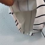 Forever 21 High Waist Black and White Striped Shorts Photo 6