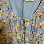 Likely  Lana‎ Puff Sleeve Dress in Periwinkle Floral Multi Photo 3