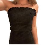 She & Sky SUEDE BLACK DRESS Photo 2