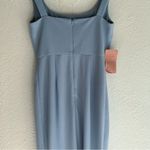 BHLDN  Adena Maxi Square Neck Dress Dusty Blue Sz 6 NWT Photo 6