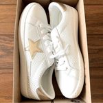 Vintage Havana  Carla Sneakers Gold Snake Size 8 Star Shoes White Sneakers NEW Photo 3