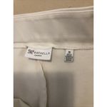 Rafaella  Women’s Pull-On Pants Size 16 Off-White Stretch Straight Leg Preppy Photo 3