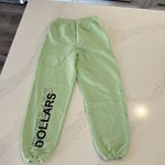 The Mayfair Group IT COST $0 TO BE A NICE PERSON Sweatpants Green Photo 8