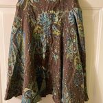 Worthington Paisley print  size 18 yoke front Skirt Photo 1