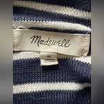 Madewell  Navy and Cream Striped Knit Top Photo 5