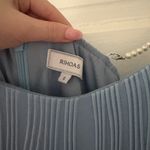 RIHOAS MIDI Blue Pearl Strap Dress Photo 1