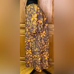 Porridge x Anthropologie Square Neck Puff Sleeve Cotton Poplin Babydoll Dress XS Orange Photo 6