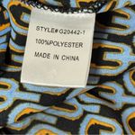 JODIFL  Stylish Blue Patterned Women’s Shirt Small Photo 6