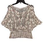 Womens Hand Knitted Crochet Top XS Photo 6