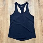 ZYIA ACTIVE | Black Racerback Striped Athletic Gym Workout Tank Top, Size S Photo 2