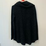 Ruby Moon Anthropologie  gray turtle cowl neck cable oversized sweater  small Photo 1