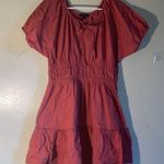 J.Crew  Babydoll Western Swift Dress Size Medium Brick Orange Photo 0