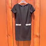 Tommy Hilfiger  Black Dress with White Accents Photo 4