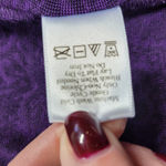 Coldwater Creek VTG No Wrinkle Skirt Set L Purple Paisley Fairycore Whimsigoth Photo 12