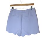 English Factory Striped Scallop Hem Shorts Lilac Medium Feminine Coquette Pastel Photo 1
