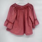 Free People Mineral Wash AINSLEY Denim Top size small Photo 2