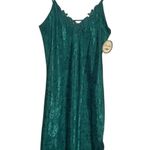 Inner Most Deadstock 90s Green Floral Lace Slip Dress Lingerie Size Large Photo 0