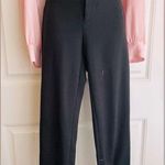 Michael Kors Black Stretchy Midrise Button Straight Leg Pants Sz 4 Photo 0