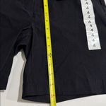 Rafaella  Women's Black Flat Front Shorts Photo 3