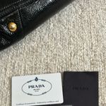 Prada authentic naplak black wrinkled leather tote Photo 13