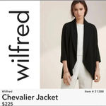 Wilfred  Unstructured Cardigan Chevaliar Black Blazer Jacket Size 0 Photo 2