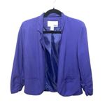 Bar III Bar lll Purple 3/4 Sleeves Open Front By Blazer Jacket Sz L Women Photo 7