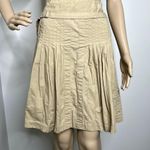 Ann Taylor Loft Beige Pleated High Waist A Line Skirt Photo 6