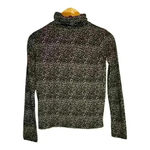 ZARA Animal Leopard Print Turtleneck Knit Top! Size medium (it runs small) Photo 3