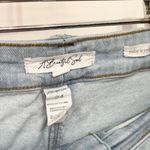 A Beautiful Soul Plus Size 24 Denim‎ Shorts Light Blue Distressed High Rise 1199 Photo 8