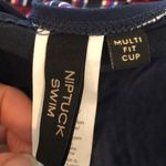 NIP Tuck Bond Eye Tummy Tuck Slimming Swimsuit Size 6 Multi Fit Cup Striped Blue Photo 7