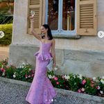 V. Chapman Waverly Set in Orchid Baroque Floral Size 0 Photo 3