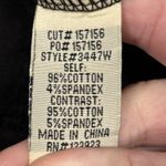 XCVI  Wearables Dress Womens XS Black Ruched Stretchy 3/4 Sleeve Photo 5