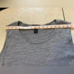Lane Bryant  Gray Light Sweater Tank Top Plus‎ Size 18/20 Photo 8
