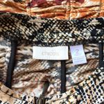 Chico's  Ruched Stretch Jacket Full Zip 3/4 Sleeve Size 2 Large L Photo 5