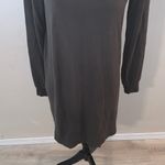 Lou & grey Brown Long Sleeve Dress Stretchy Casual Photo 2