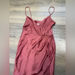 BHLDN  Anthropologie Tank Top Maxi Dress Gown Freya Satin Formal Cinnamon Fall Photo 3