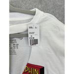 Power Rangers Women's Blouse Cut Out Front Short Sleeve Size 0X White Graphic T Photo 8