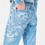 Ganni  Blue Acid Wash Betzy Flare Jeans Photo 1