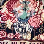 I’vory. Colorful Unique Flore Sleevless Top. Size Medium Photo 4