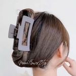 Extra Large 5” Hair Clip Set Black Photo 5