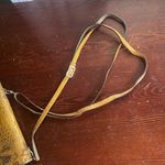 Brighton  Patent Leather Tan Snakeskin Embossed Crossbody Wallet Removable Strap Photo 10