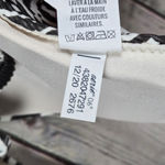 Aerie  Women XS Triangle Bikini Top Ribbed Zebra Print Black White Swim Photo 5