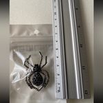 Spider silver plated/black Rhinestone Halloween‎ Brooch Women Suit Brooches Pin Photo 5