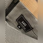 NWT HAVE Fashion Black & White Gingham Plaid Printed Stretchy Fitted Mini Skirt Size M Photo 6