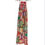 Farm Rio Multicolor Cutout Halter Jumpsuit Size Small Style 4123952480002 248.00 Photo 3