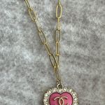 Reworked designer button necklace Pink Photo 2