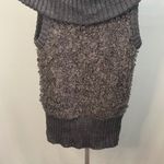 Calvin Klein  Vest XS Gray‎ Knit Sweater Collar Zip Up Sleeveless Photo 3